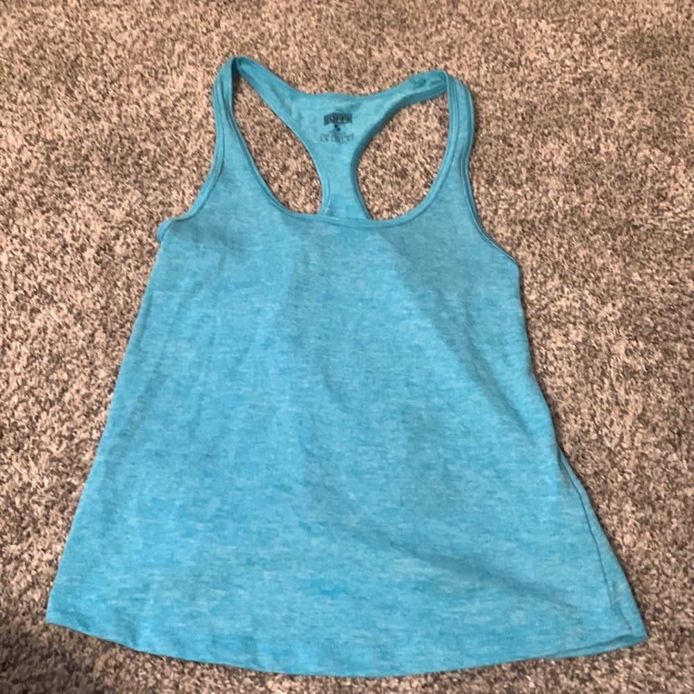Teal soffe tank top